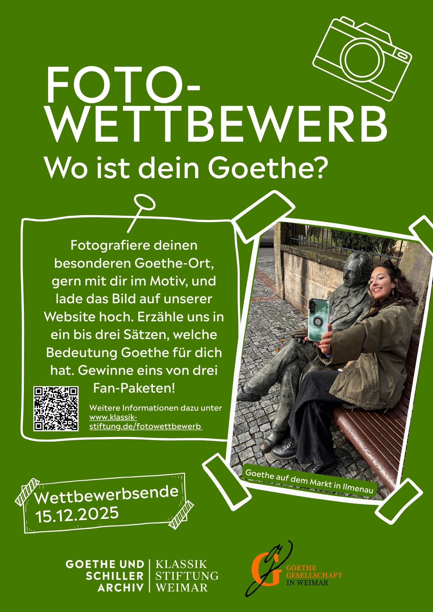 „Wo ist dein Goethe?“ – Machen Sie mit beim internationalen Fotowettbewerb