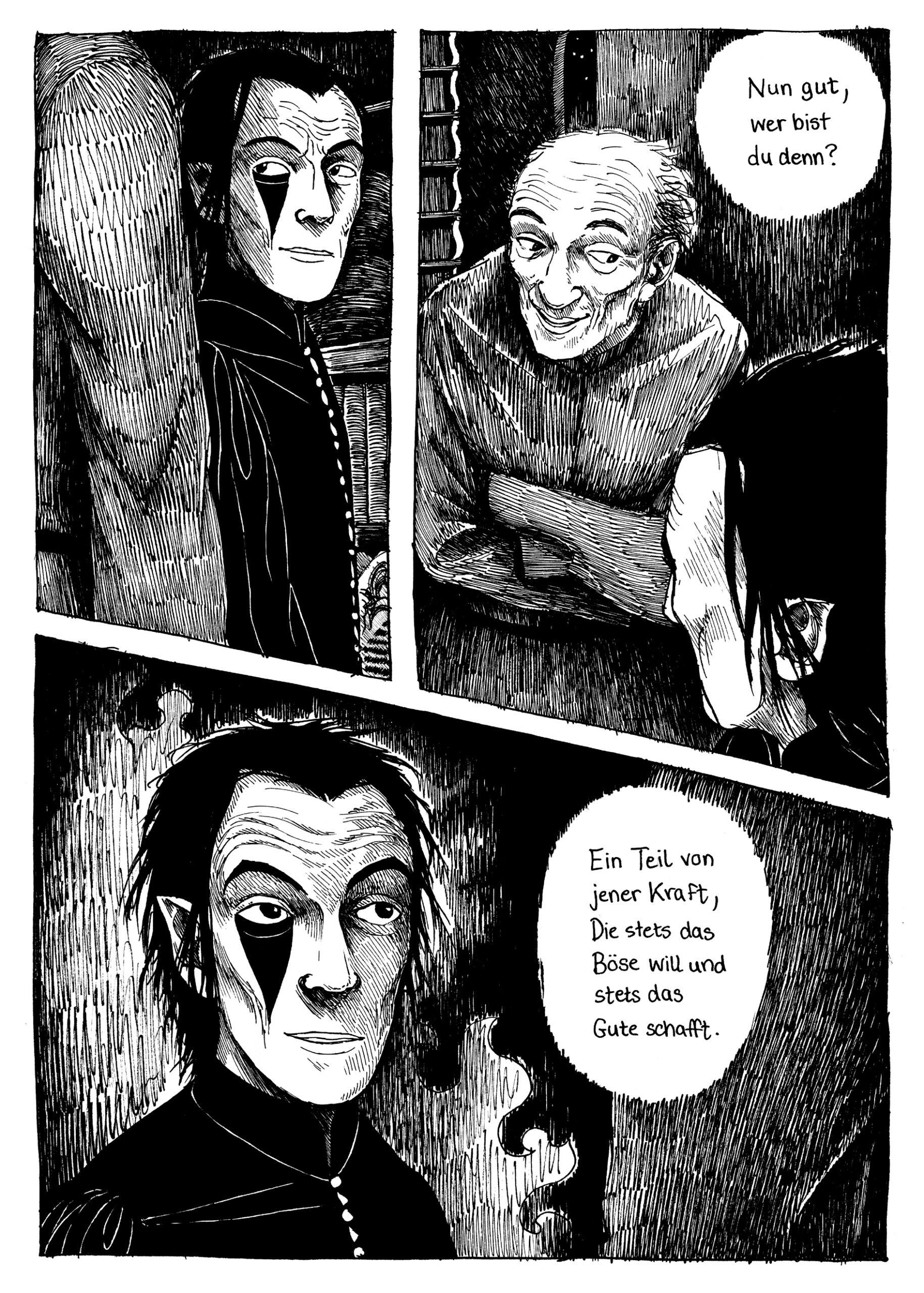 „Faust I“ als Graphic Novel– gezeichnet von Nele Heaslip