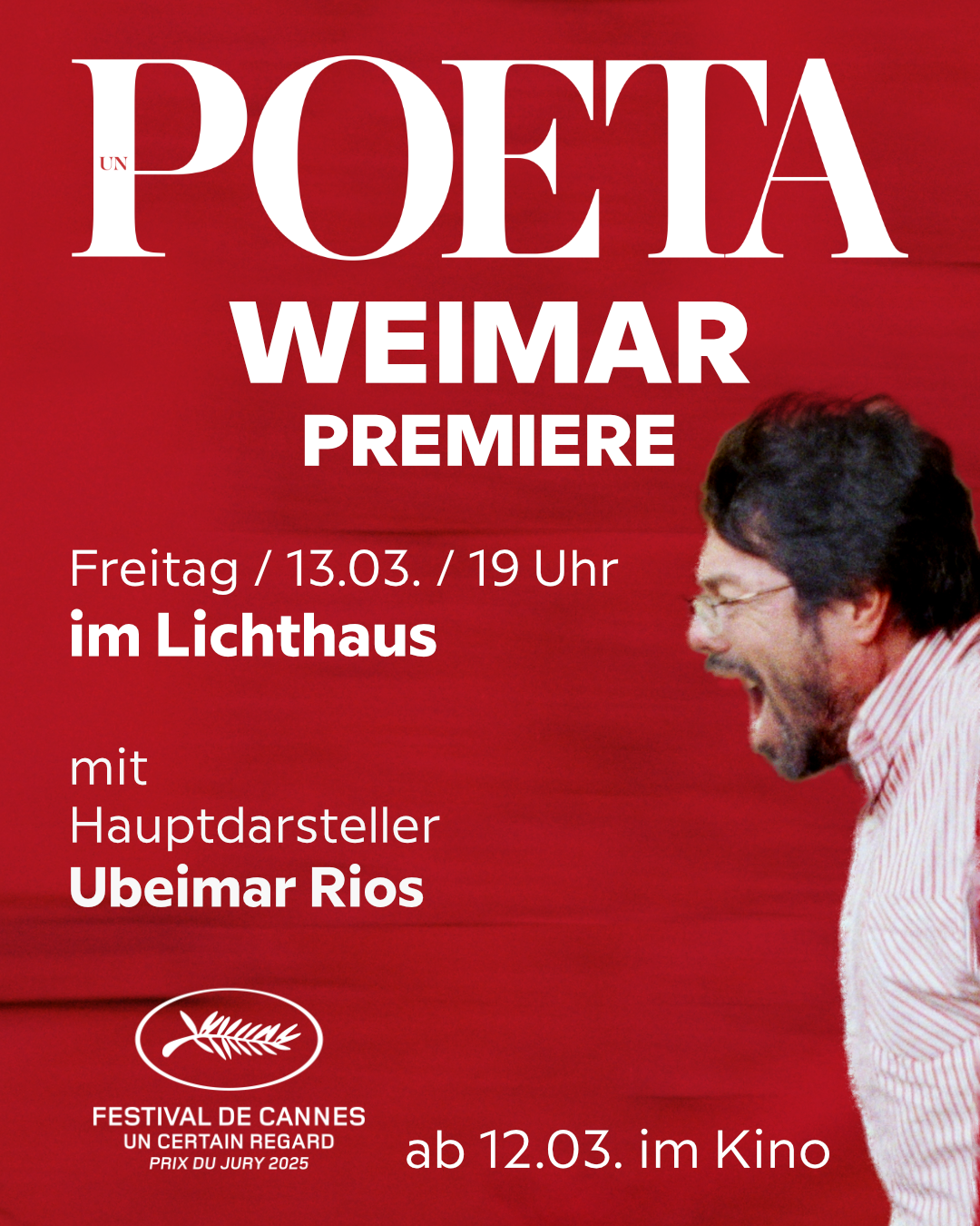 Filmpremiere und Gespräch mit Ubeimar Rios in Weimar